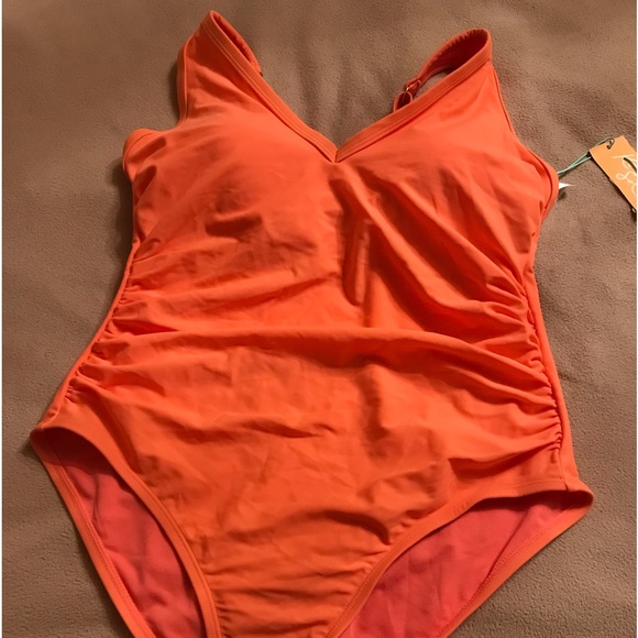 Other - Women’s coral color bathing suit 16w